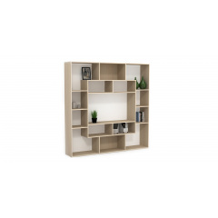 Стелаж 12, Готові кольорові рішення Дуб Експресив Бронзовий Акимовка