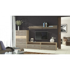 Вітальня Franco/Франко Комплект 2, Готові кольорові рішення Антрацит Коростень