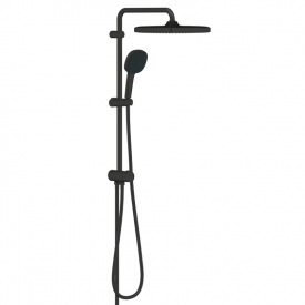 Душова система Grohe Tempesta System 250 Cube Flex із перемикачем, чорний матовий (269772431)