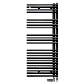 Рушникосушка водяна Zehnder Forma Asym 1161x596 Antracite, права (LFAR-120-060-4390)