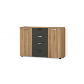 Комод Fiona/Фіона, Готові кольорові рішення Дуб Експресив Бронзовий