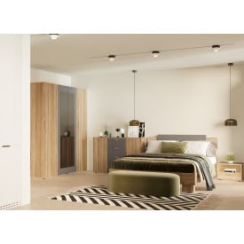 Спальня Fiona (Фиона) Комплект 1, Готові кольорові рішення Дуб Крафт білий