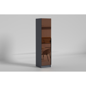 Пенал Noir/Нуар №1, Готові кольорові рішення Антрацит