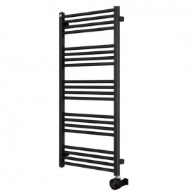 Електрична рушникосушка Terma Fiona 1140х500, чорна з теном DRYblack, права