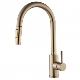 Змішувач для кухні VBI Flusso Brushed Gold золото мат (VBI-055000BG)