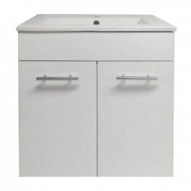 Тумба підвісна Volle MARO з умивальником 60 см білий (13-01-395)