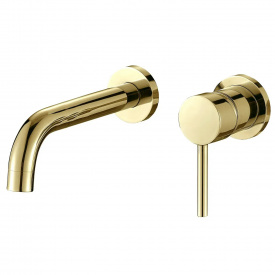 Змішувач для раковини VBI Milano Long Gold прихованого монтажу золото (VBI-050103GL)