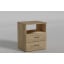 Тумба приліжкова 1, Готові кольорові рішення Дуб Крафт білий Новояворівськ