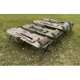 Раскладушка увеличенная 206х72 см армейская усиленная