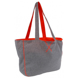 Спортивная женская сумка из хлопка 15L Corvet серая