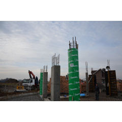 Картонная опалубка колон одноразовая 200-600 мм Кременец