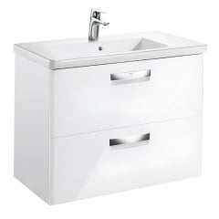 Тумба підвісна Roca Gap 80 см без умивальника білий (A856422576) Київ