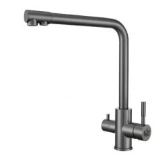 Змішувач для кухні з підключенням до фільтру Nett FGr-33 Frosh графіт (034020) Тернополь