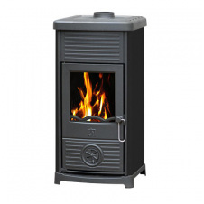 Печь с варочной поверхностью Plamen Maestral N, 6,5 кВт, черная