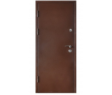 Вхідні двері Тітан коричневі RAL 8016