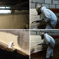 ППУ утеплення фундаменту та цоколя Київ