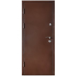 Вхідні двері Тітан коричневі RAL 8016