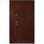 Входная дверь Титан полуторная коричневая RAL 8016 Вознесенск