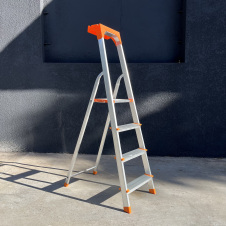 Драбина на 4 сходинки із алюмінію для будівництва Техпром