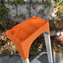 Стремянка алюминиевая 2 м на 5 ступеней для стройки Стандарт Орехов