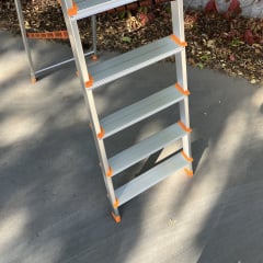 Стремянка 2 м алюминиевая свободностоящая на 8 ступеней Стандарт Вознесенск