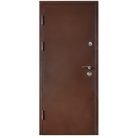 Входная дверь Титан коричневый RAL 8016