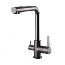 Змішувач для кухні під осмос Globus Lux Lazer GLLR-0444-11-GRAPHITE графіт
