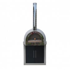 Помпейская печь для пицы с бетонным столом «Гарден Шеф» с фасадами
