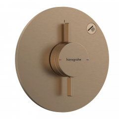 Змішувач для душу Hansgrohe DuoTurn S на 1 функцію шліфована бронза (75618140) Хмельницький