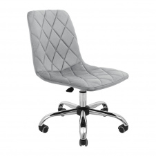 Стул Гаррет Richman серый на хром колесиках 