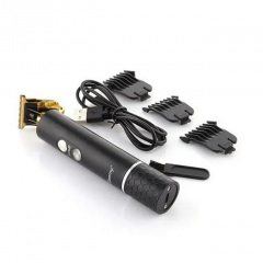 Беспроводной триммер для стрижки волос Geemy GM-6605 Black Обухов