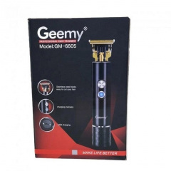 Беспроводной триммер для стрижки волос Geemy GM-6605 Black Обухов