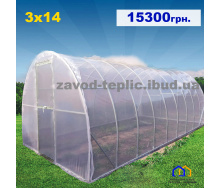 Теплиця з плівкою 3х14