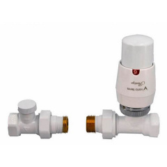 Комплект термостатичний Vario Term ROYAL прямий матовий білий Київ