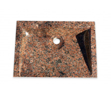 Раковина з червоного граніту 50*35*10