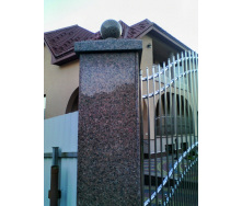 Накривки, облицювання парканів граніт, піщаник