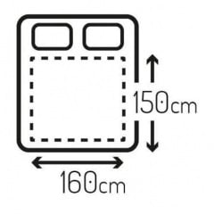 Електроковдра двоспальна Adler AD 7426, 150 х 160 см Київ