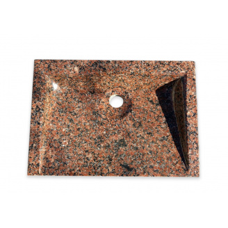 Раковина з червоного граніту 50*35*10