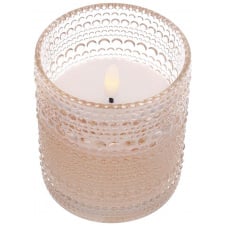 LED-свічка BonaDi 9x10 см Pink (DP231243)