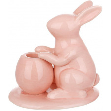 Интерьерный подсвечник Bona Pink Rabbit 12 см (DP261653)
