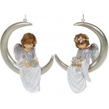 Набор подвесок BonaDi Ангельская Благодать серебро 11x5.5x17.5 см 2 шт Разноцветный (DP186297)