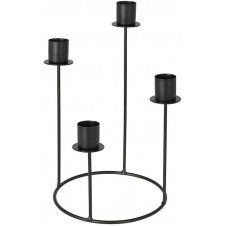 Декоративный подсвечник Bona 14х14х27 см Black (DP262391)
