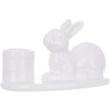 Интерьерный подсвечник Bona White Rabbit 10x6.5x6.5 см (DP261654)