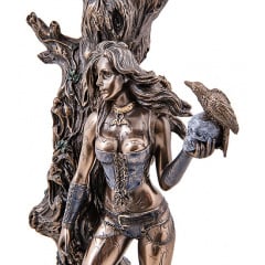 Подсвечник-фигурка Veronese Fantasy Girl 27x12 см Коричневый (AL229081) Чугуев