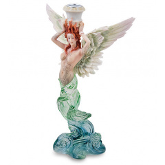 Интерьерный подсвечник Veronese Ангел воды 28.5 см Разноцветный (AL229315) Чугуев