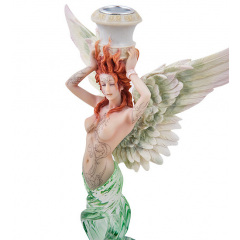 Интерьерный подсвечник Veronese Ангел воды 28.5 см Разноцветный (AL229315) Чугуев