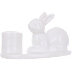 Интерьерный подсвечник Bona White Rabbit 10x6.5x6.5 см (DP261654) Киев