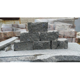 Гранітний бордюр пилено-комірий (Габрос)
