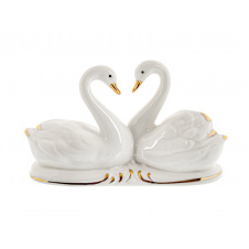Фигурка интерьерная фарфор Two Swans 16 cm Lefard