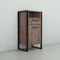 Прихожая в коридор Tobi Sho Бракстон ПЛ/6 в стиле Лофт с зеркалом, 1120x350x1900 мм Хортица Николаев